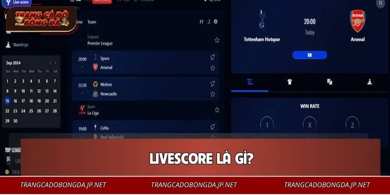 Tìm hiểu khái niệm Livescore